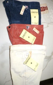 VINTAGE 1970er DAMEN GLORIA VANDERBILT FOR MURJANI KORDHOSE NEU MIT ETIKETT 3 PAAR - Bild 1 von 11