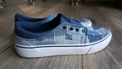 DC Shoes Trase TX SE Women's skate shoes lace up sneakers gray white size 7.5 - Image 1 of 4