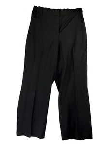 Talbots Damen Gr. 16 Anzughose schwarz hinten elastisch Taille Reißverschluss 3 Taschen - Bild 1 von 19
