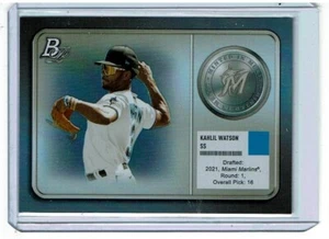 Bowman Platino 2022 - Acuñado en Mérito - Khalil Watson - Imagen 1 de 2