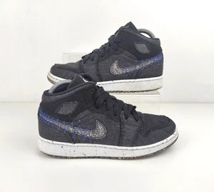 Juniors Nike Air Jordan 1 Mid SE DM4334 001 Negro Multicolor Corredor Azul Reino Unido 5.5 - Imagen 1 de 12