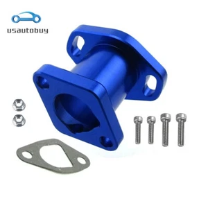 29mm 24mm Blue Intake Manifold For Predator 212cc 196cc GX200 Mini Bike Go Kart - Picture 1 of 5