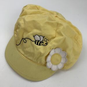 Gymboree Bee Yellow Infant 12-24 Months Ball Cap Hat Fitted Baseball