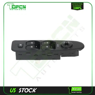 Interruptor de ventana eléctrico delantero izquierdo para Hyundai Elantra 2001-2006 Foto 1 de 4
