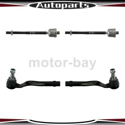 Extremo de barra de amarre interior exterior 4 piezas para Mercedes-Benz GLK350 2010 2011 2012 2013 2014 Foto 1 de 4