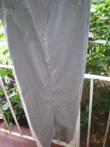 Chef Pants Checker 44 x 29 t Mens Kitchen Trousers Fashion Seal - Picture 1 of 3