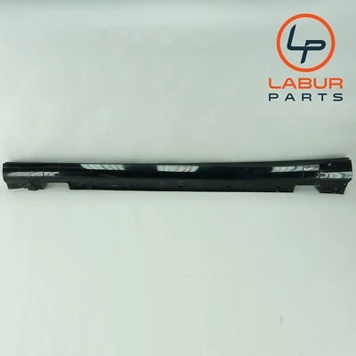 W212 10-16 Mercedes E Class Left Driver Side Skirt Rocker Panel Black SS349 - Image 1 of 4