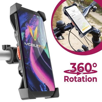 360° Bicycle Handlebar Holder Phone Suitable For for Samsung Galaxy Note 9 8 - Image 1 of 4