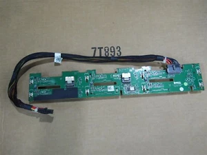 HDD BACKPLANE 6 X 3.5" SAS SATA DELL POWEREDGE R710 3.5" SERVER W814D XT622 - Picture 1 of 1
