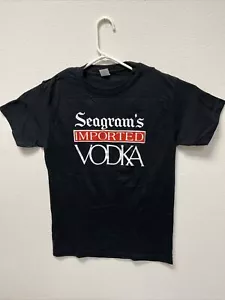 Seagram's Imported Vodka Single Stitch Ched T Shirt Vintage Soft L Made in USA - Picture 1 of 14