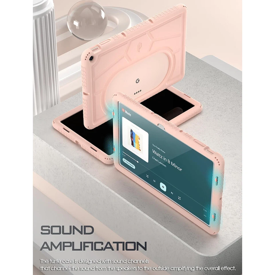 Funda Silicona Lavable Antigolpes Rosa para Tablet Google Pixel 11" (2023) Foto 1 de 4