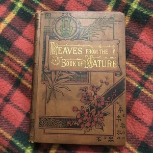 Leaves from the Book of Nature📕M.S De Vere c1850 Beautiful Decoration Embossed - Picture 1 of 16