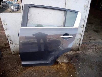DOOR COMPLETE REAR PASSENGER NSR GREY BE KIA SPORTAGE MK3 2010-16 HV11KZB - Image 1 of 4