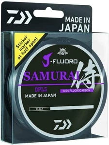 Daiwa J-Fluoro Samurai Fluorocarbon Line For Bass, Trout & Walleye Fishing Clear - Picture 1 of 1