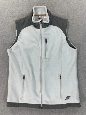 EMS Eastern Mountain Sports Fleece Jacket Vest (Women's Medium) Gray - Image 1 of 4