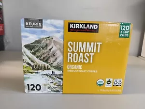 Kirkland Signature Coffee Organic Summit Medium Roast K-Cup Pod, 120-Count - Picture 1 of 5