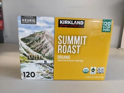 Kirkland 签名咖啡有机峰会中号烤 K-Cup Pod,120 个 — 第 1/4 张图片