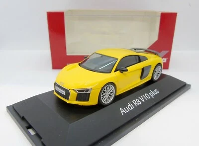 GC0871 HERPA / AUDI R8 V10 PLUS 2016 JAUNE 1/43 - Photo 1/4