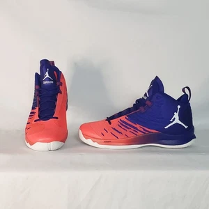 Nike Air Jordan | Men's US 11 | Super Fly 5 Red/Blue Sneakers - Picture 1 of 11