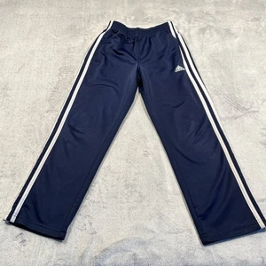 Adidas Boy's Navy Blue Pants Size 7X with Pockets Athletic Casual Wear - Picture 1 of 7