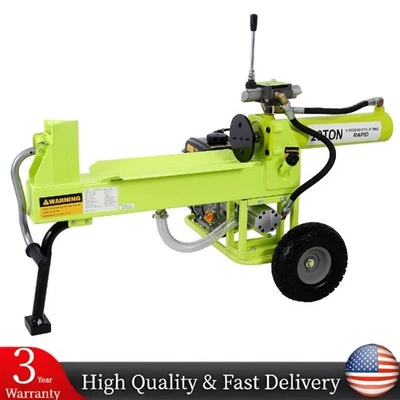 Portable Log Splitter Firewood Splitting 20T Forestry Harvesting Auto Return Ram - Image 1 of 4