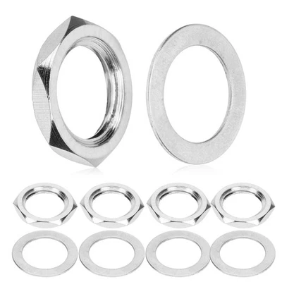 10 sets of Guitar Pots Nuts Potentiometer Hex Nut and Washers Guitar Parts - Image 1 of 4