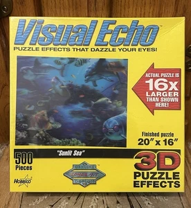 Puzzle 3D Hobbico Visual Echo - 500 pezzi - "Mare illuminato dal sole" - 20"x16" dimensioni rifinite - Foto 1 di 2
