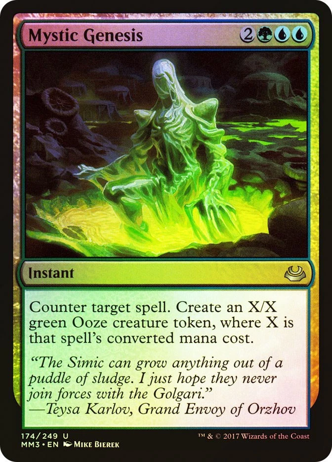 MTG FOIL Mystic Genesis  - Modern Masters 2017 #174 - Image 1 of 1