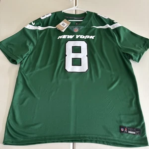 NWT Men's 3XL Nike Dri-Fit Vapor NFL New York Jets Aaron Rodgers #8 Jersey - Picture 1 of 10