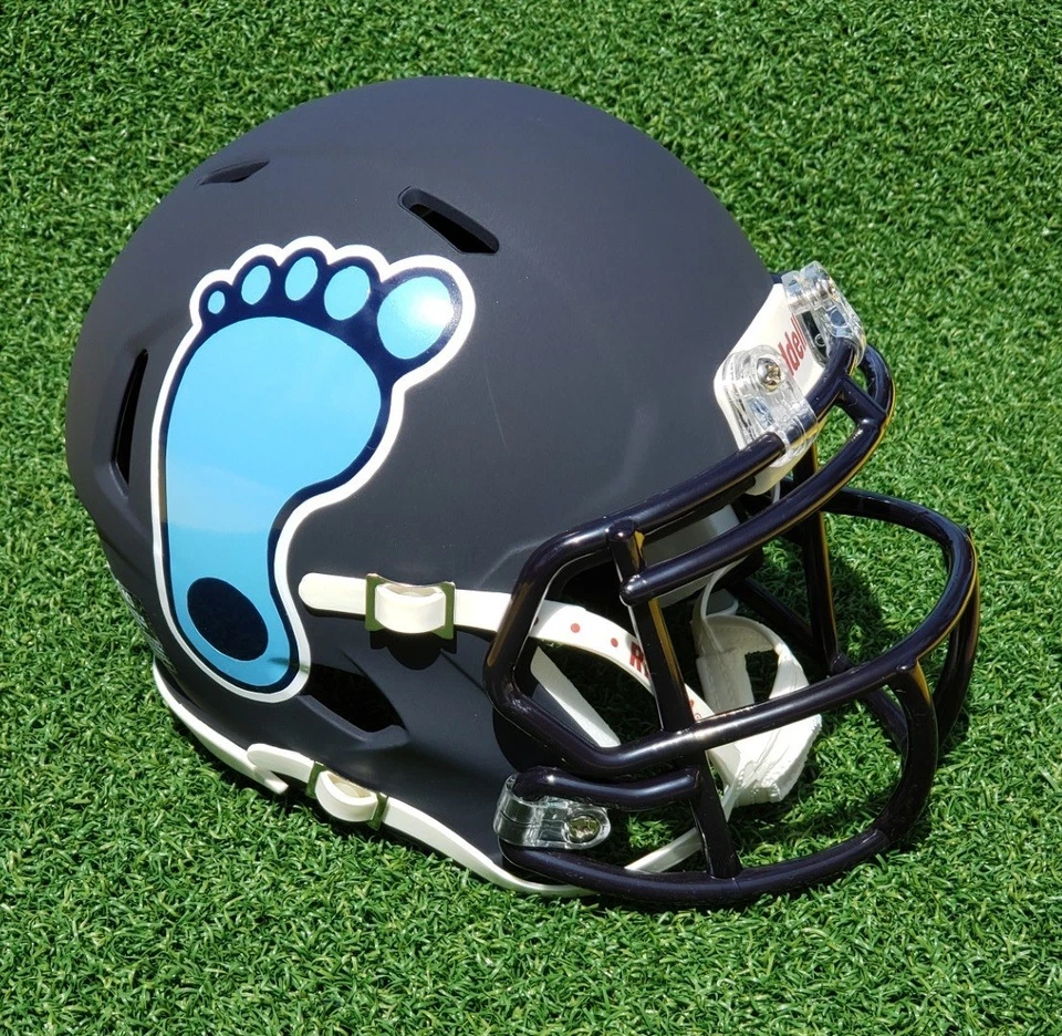 NORTH CAROLINA TAR HEELS 2019 SPEED STYLE FOOTBALL MINI HELMET - Image 1 of 1