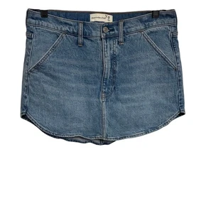 Abercrombie & Fitch Denim Mini Skirt Womens Size 29 - Picture 1 of 6