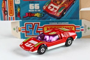 Matchbox Superfast n.º 66B Mazda RX500 rojo y blanco morado disco excelente en caja - Imagen 1 de 8