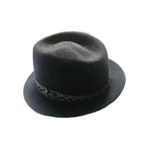 Morfelt Men's Hat Gray 100% Wool Vintage Hat Size 7 1/8 - Picture 1 of 6