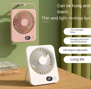 5 Speed Portable Quiet 180 Foldable Air Fan Air Cooler Adjustable Office Home - Picture 1 of 7