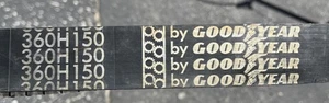 GOODYEAR 360H150 TIMING BELT 1/2” PITCH 1-1/2” W 36” LONG 72T - Picture 1 of 2