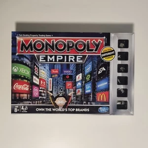 Monopoly Empire Silver Edition - Board Game 2014 Hasbro Complete - Picture 1 of 11