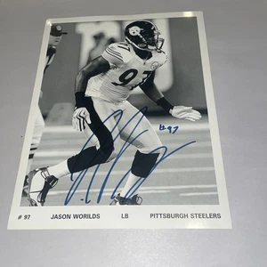 Jason Worilds Pittsburgh Steelers Signed Autographed 9x12 Photo Steelers NFL - Picture 1 of 2