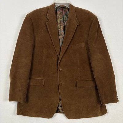 Blazer Lauren Ralph Lauren ancho de pana de ballena para hombre 48L ventilación forrada de cachemira Foto 1 de 4