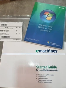 Emachines Windows Vista Anytime Upgrade media DVD - 32 bit - Picture 1 of 4