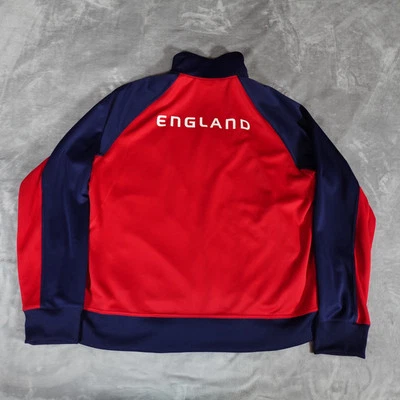 Vintage Adidas England Soccer Full Zip Jacket Mens XL Red 2007 Y2K - Image 1 of 4