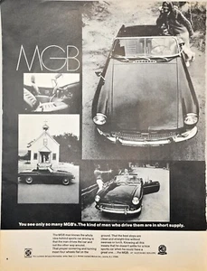MGB Austin-Automobile-British Leyland Motors-1968 Print Ad - Picture 1 of 1