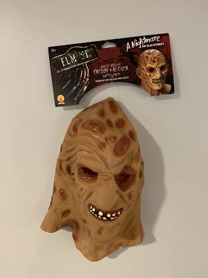 Nightmare On Elm Street Freddy Krueger Overhead Latex Adult Mask Halloween - Image 1 of 4