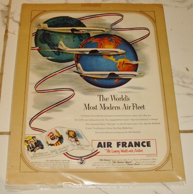 AIR FRANCE ヴィンテージポスター Europe Orient Air France Vintage Poster Europe Orient | eBay