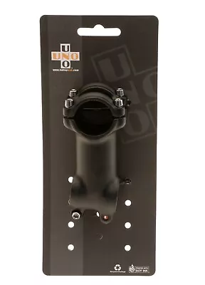 Kalloy Uno AS007N Alloy Road/MTB Stem 80mm -/+ 7° 31.8mm Clamp 1 1/8" Black NEW - Image 1 of 4