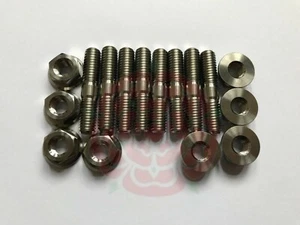 RRRacing Yamaha Titanium Exhaust Studs FZR1000 XJR1200 XJR1300 R1 R6 FZS Fazer - Picture 1 of 1
