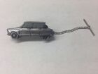 French motor Ami 6 ref42 Pewter Effect 3D Car Tack Tie Pin With Chain
