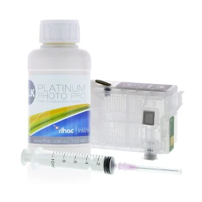 Rihac 157 LLK  Light Light Black Refill cartridge alternate Epson R3000 + Ink  - Image 1 of 4