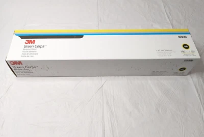 PACOTE DE 100 FOLHAS ABRASIVAS 3M Green Corps Stikit 80D 2-3/4" x 16-1/2" 02230 - Imagem 1 de 4