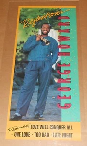 Póster original de jazz de George Howard Reflections 36x16 - Imagen 1 de 1