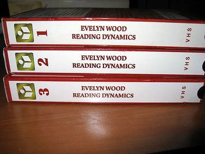 Evelyn Wood Reading Dynamics Vol 1-3 VHS Speed Reading - Image 1 of 4
